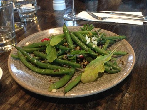 green beans  at Town Tonic in Christchurch