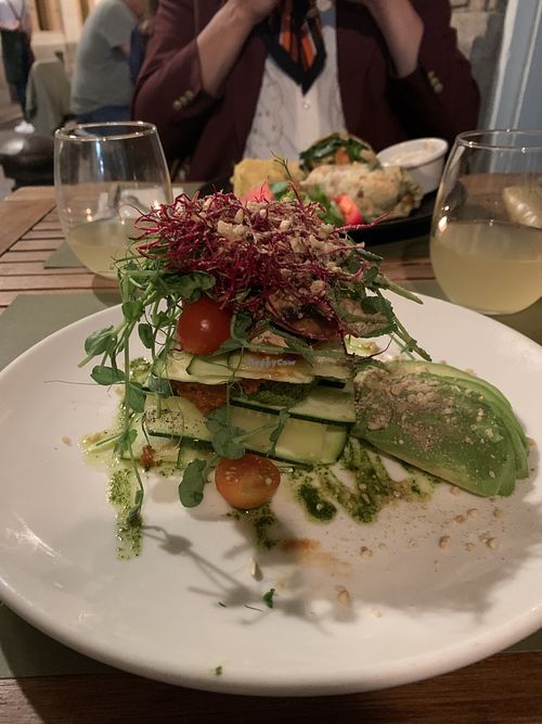 raw lasagne at BodhiGreen Vegetariano in Alicante