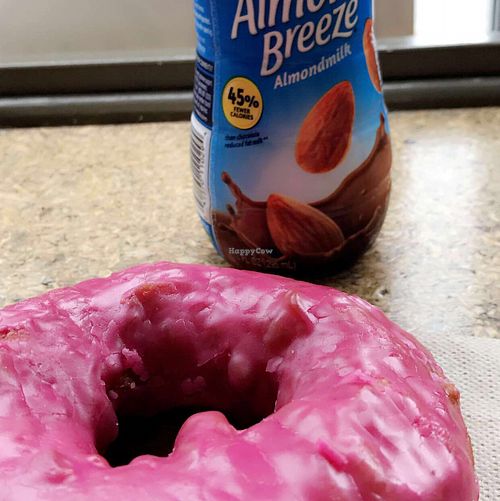 vegan pomegranate donut!  at The Holy Donut - Park Ave in Portland