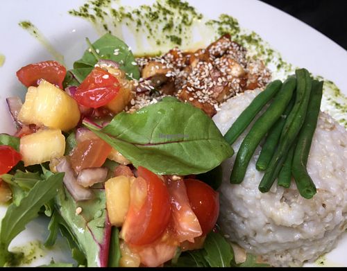 tufu teryaki at Henderson's Vegan in Edinburgh