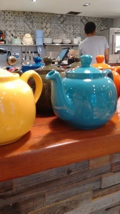 tea  at Henderson's Vegan in Edinburgh