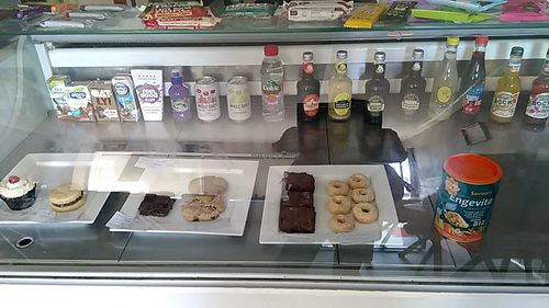 Various baked goods, drinks and snacks at A Bite 2 Eat in Doncaster