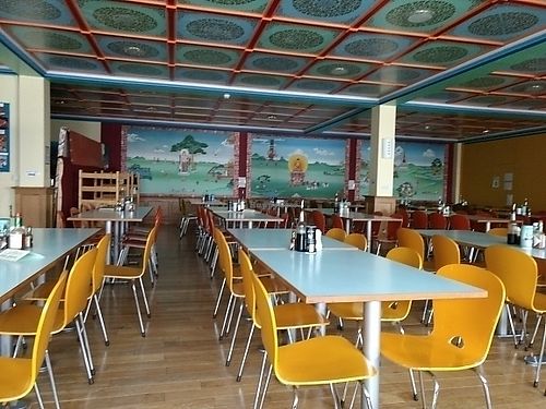 canteen at Kagyu Samye Ling Monastery and Tibetan Centre in Eskdalemuir