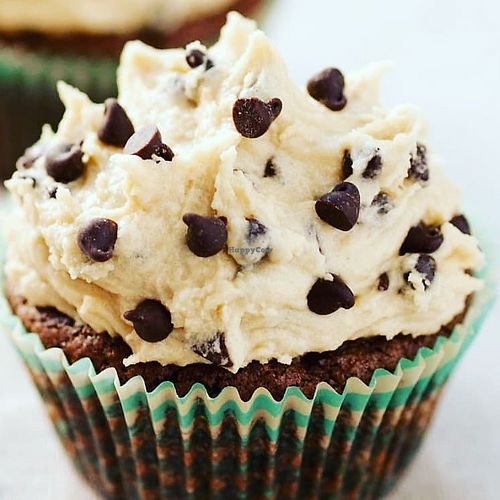 Chocolate Chip Cookie Dough Cupcake at Live Juice in Concord
