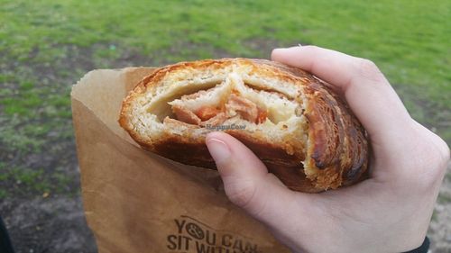 Inside the delicious croissant at Smith & Deli in Collingwood