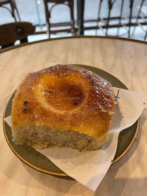 lemon curd creme brulee doughnut at Smith & Deli in Collingwood