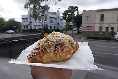 Almond Croissant at Smith & Deli in Collingwood