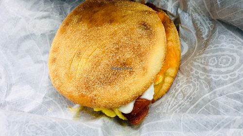 Egg McMartinez with aioli.   at Smith & Deli in Collingwood