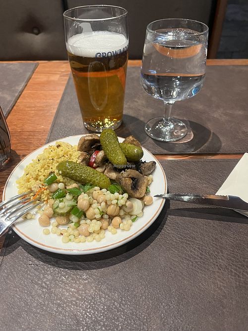 From salad bar which you can access if you order a main course   at Pizzeria Da Mario in Oulu