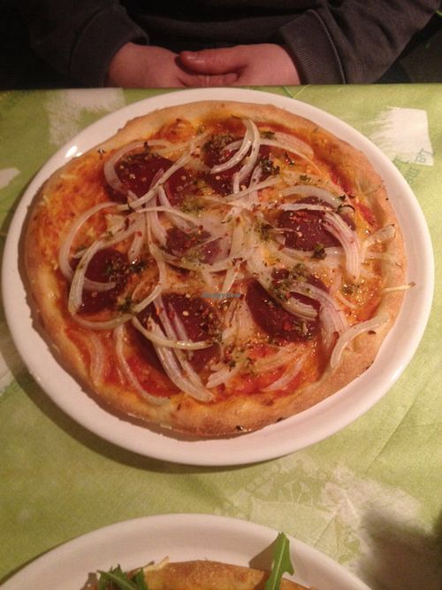 Pizza diavolo rosso  at Vinocchio Pinocchio in Groebenzell