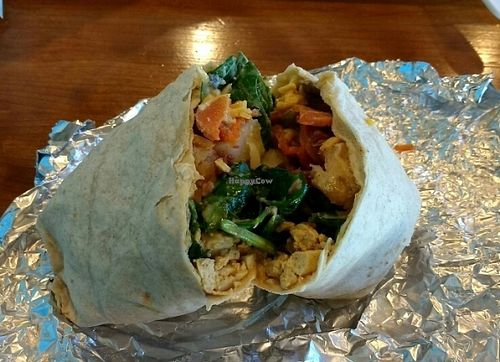 Vegan Classic Organic Breakfast Burrito at Amy's Drive Thru in Rohnert Park