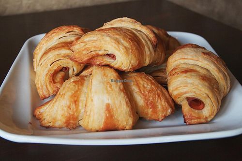 The popular 'Ham & Cheese' at Passion Flour Patisserie in Salt Lake City
