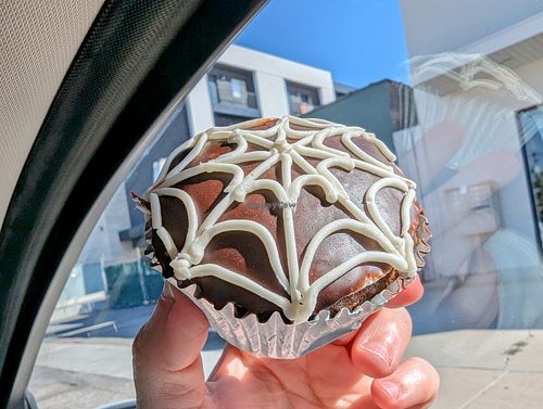 Chocolate "Hostess Cupcake" at Passion Flour Patisserie in Salt Lake City