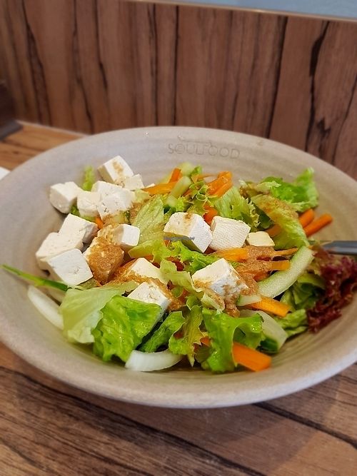 Tofu salad at SeoulFood in Frankfurt
