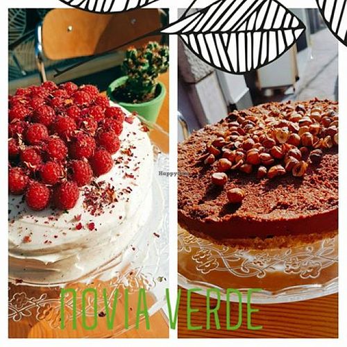 Raspberry and Nutella Pie at Novia Verde in Nijmegen