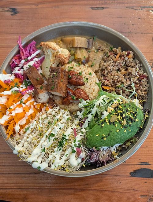 Whole Food Bowl at Veggie Vie in Adelaide