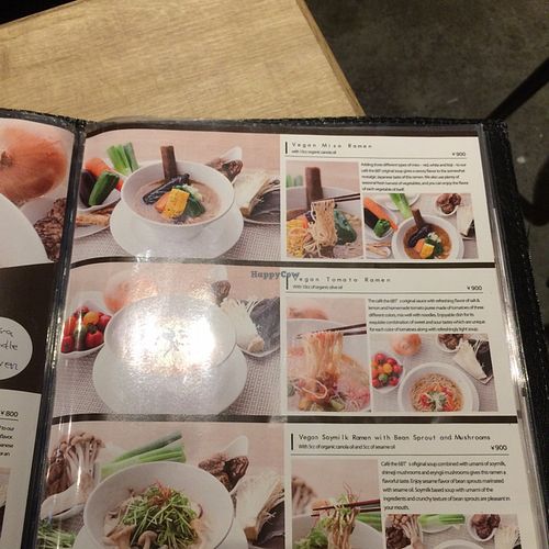 ramen page 2 at Cafe the 6BT in Tokyo