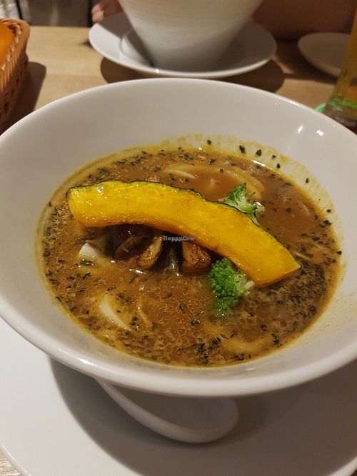 Curry ramen  at Cafe the 6BT in Tokyo