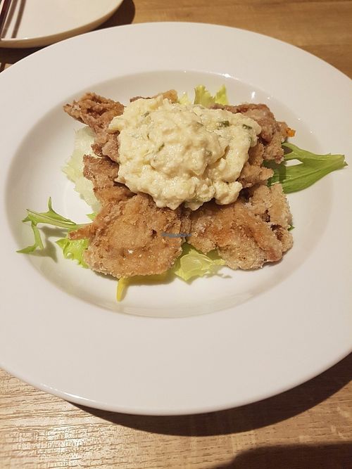 soy  meat  at Cafe the 6BT in Tokyo