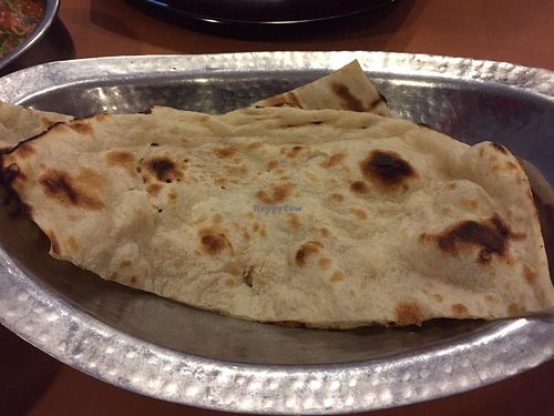 Naan - Tandoori bread made from plain flour  at Raj Restaurant - Farrer Park in Central Singapore