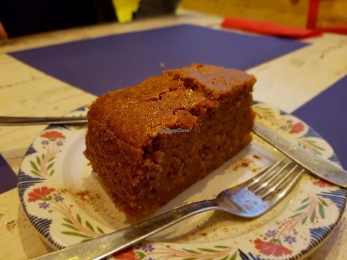Carrot cake at Armonia at Casa Griega in Barcelona
