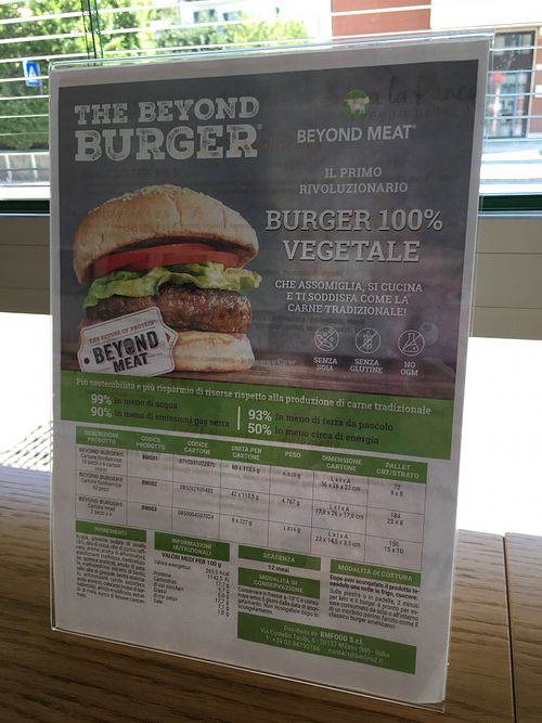 Beyond meat  at Sopra la Panca in Trento