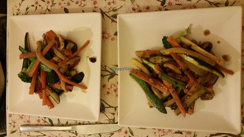 Verduras al wok  at Bicocina Organic in Madrid