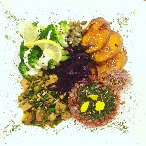 plato del día energético  at Bicocina Organic in Madrid