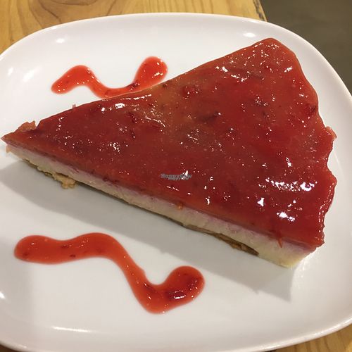 cheesecake  at Bicocina Organic in Madrid