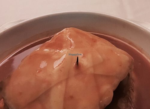 vegan Francesinha at Francesinhas Al Forno da Baixa in Porto