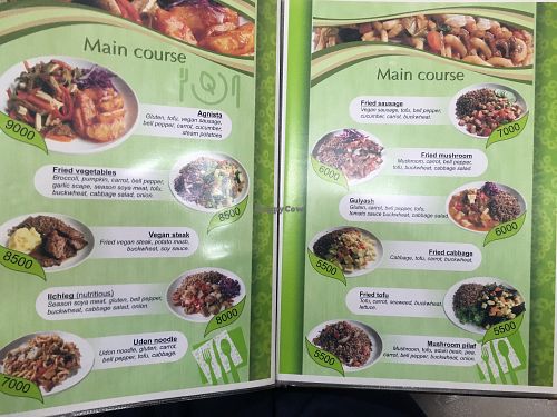 Mains at Vitos Vegan - Витос веган in Ulaanbaatar
