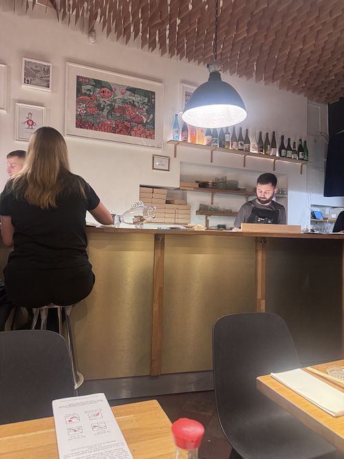 Counter   at Youmiko Sushi in Krakow