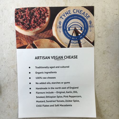 leaflet / flyer at Tyne Chease in Newcastle Upon Tyne