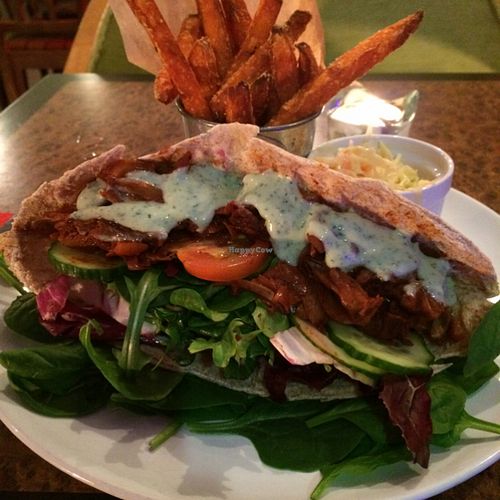 Jackfruit Kebab! at The Bohemian in Newcastle Upon Tyne