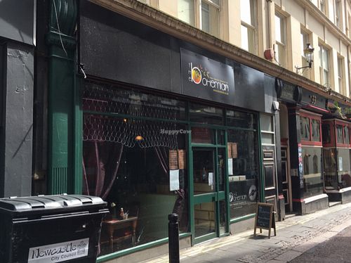 outside. new signage  at The Bohemian in Newcastle Upon Tyne