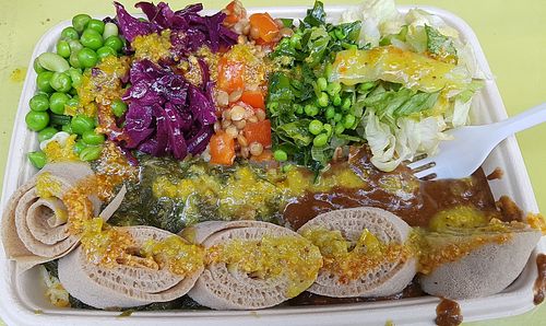 £5 through Too Good to Go App. Platter at Ethiopiques - South Bank in South East London