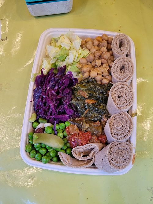 I went for the selection of the day at Ethiopiques - South Bank in South East London