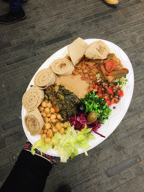 A selection of everything  at Ethiopiques - South Bank in South East London