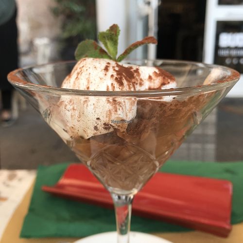 Chocolate mousse   at Buddy VEGGY in Rome