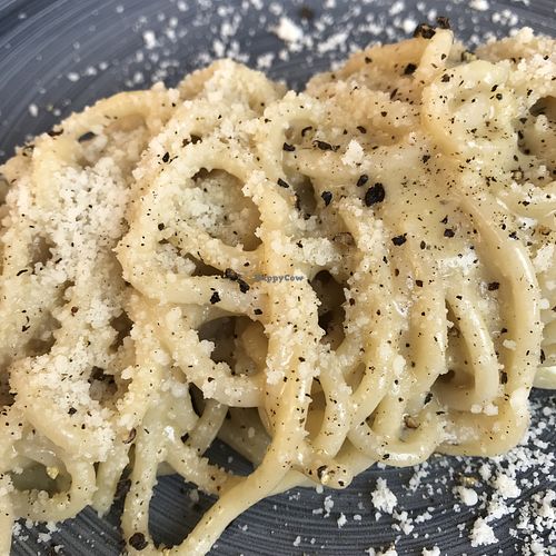 Vegan Cacio e Pepe  at Buddy VEGGY in Rome