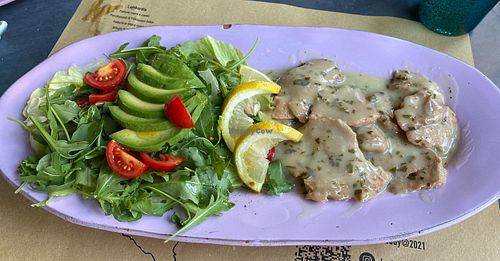 Lemon Scallopinig  at Buddy VEGGY in Rome