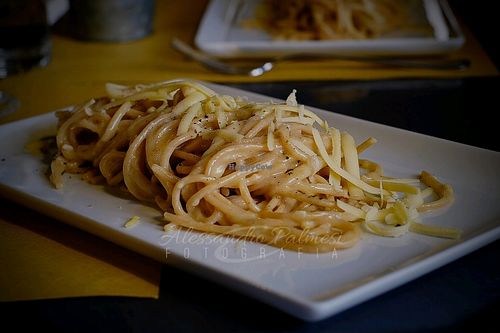 cacio e pepe vegana at Buddy VEGGY in Rome