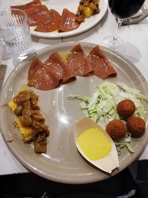 New Year's Eve vegan starter at Buddy VEGGY in Rome