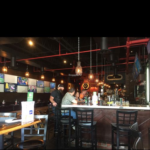 Part of the main dining area at BBD's in Rocky Point