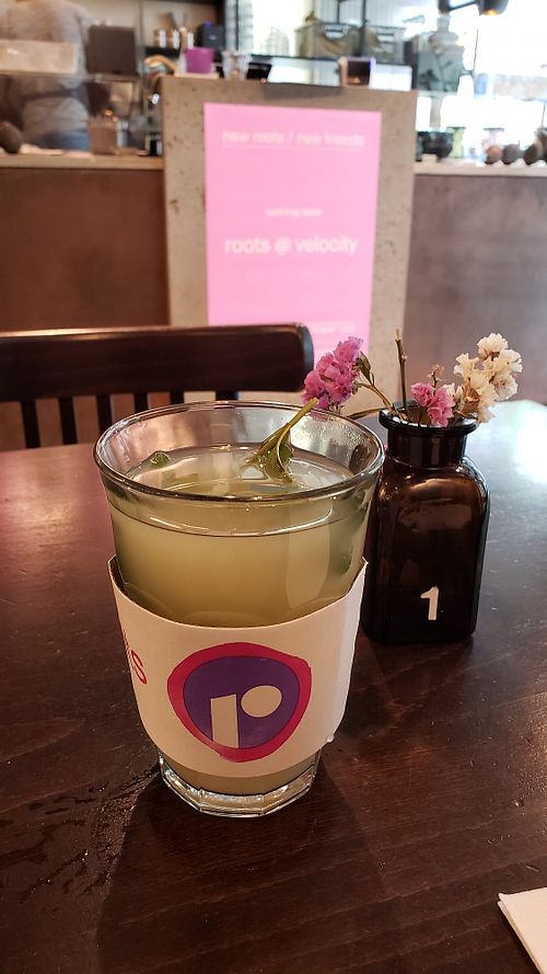 Yuzu mint tea at roots - Lintheschergasse in Zurich