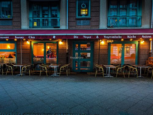 Outside of Savory Chay at Savory Chay in Berlin