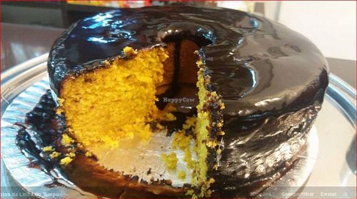 Cenoura com Chocolate / Carrot with Chocolate
 at Cantinho da Terra in Santos