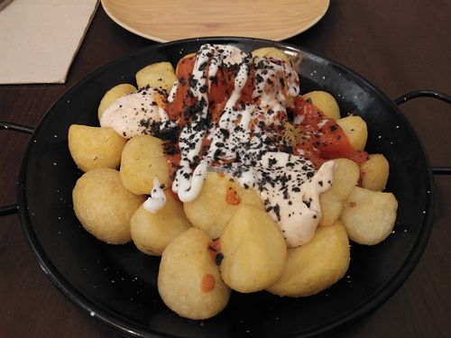 Patatas bravas at Natura Gourmet in Alicante