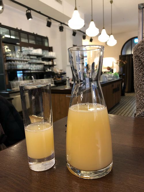 Apple juice at Zum Wohl in Vienna