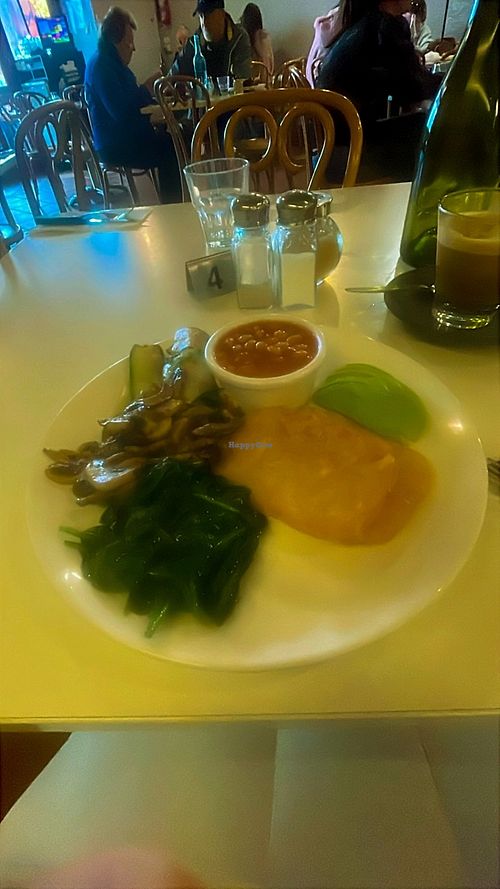 They don’t list vegan or vegetarian separately. But their ‘options’ (I had them all) were fine. They adjusted the price down to make up for me choosing 6 options instead of a at Lemon Tree Cafe in Shepparton